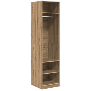 vidaXL Armoire en bois d'ingénierie chêne artisan 50 x 50 x 200 cm