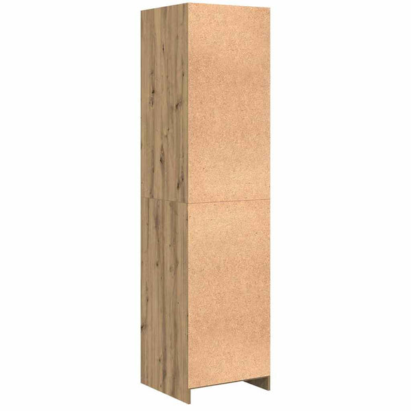vidaXL Armoire en bois d'ingénierie chêne artisan 50 x 50 x 200 cm