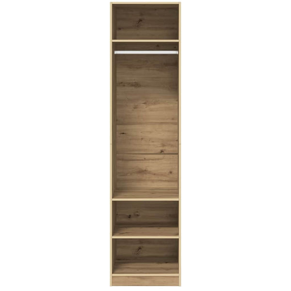 vidaXL Armoire en bois d'ingénierie chêne artisan 50 x 50 x 200 cm