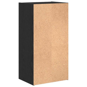 Bücherregal Schwarz Eichen-Optik
