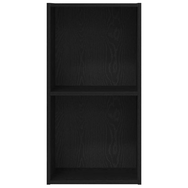 Bücherregal Schwarz Eichen-Optik
