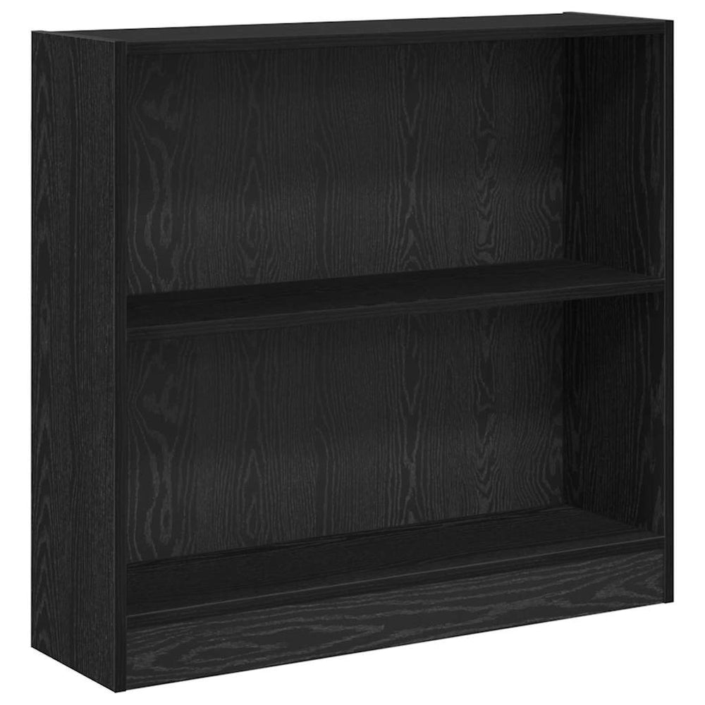 Bücherregal Schwarz Eichen-Optik