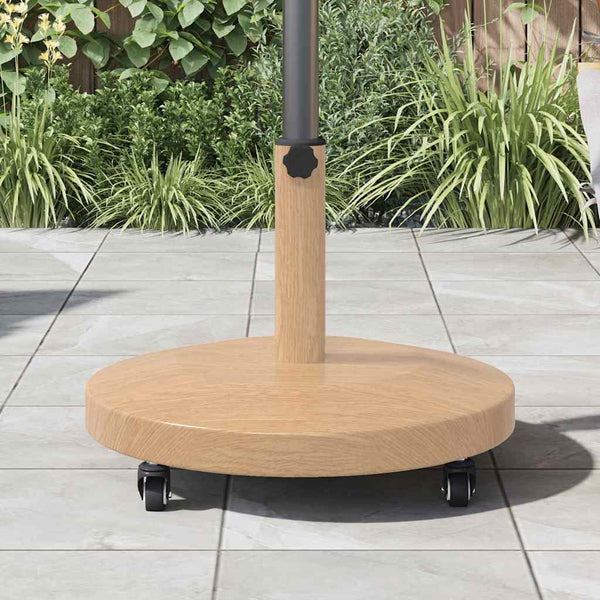 Sonnenschirmständer aus Holz