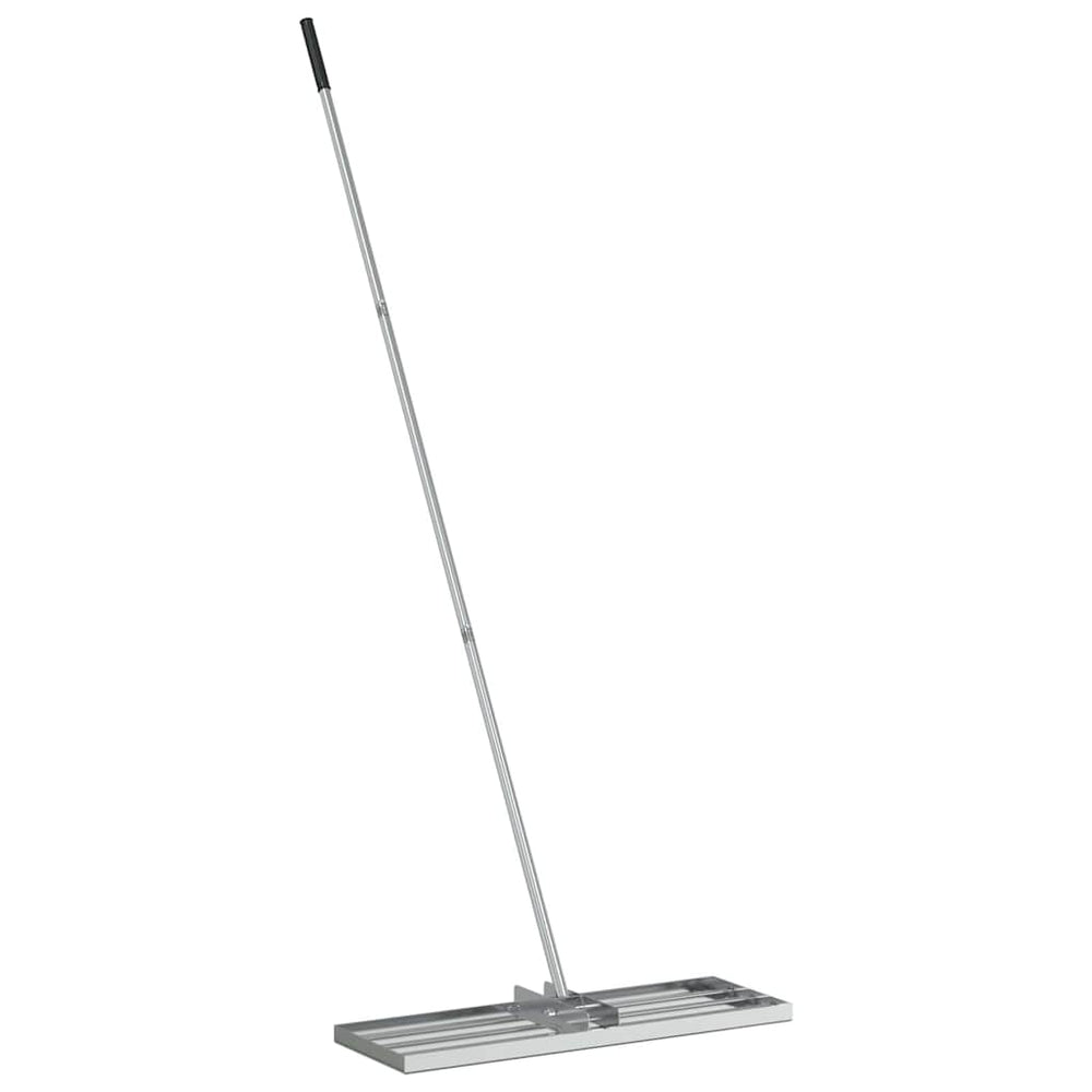vidaXL Garden Rake Silver 75 x 25 x 200 cm Stainless Steel