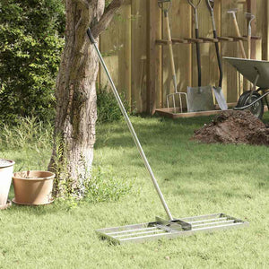 Gartenrechen Ersatzkopf Edelstahl Silber