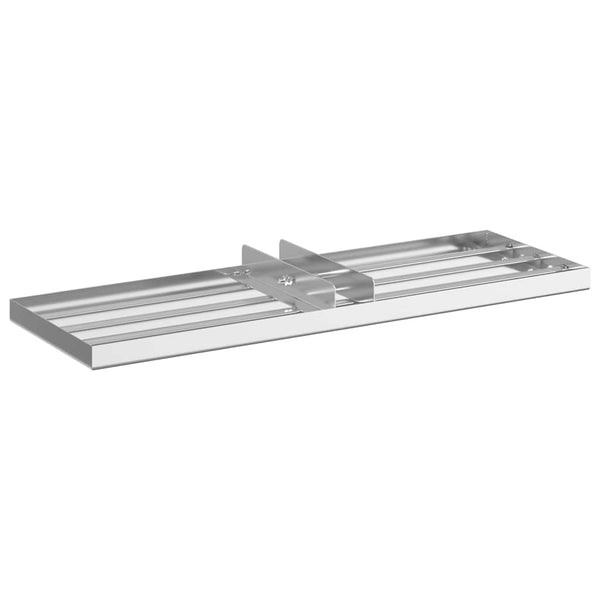 Gartenrechen Ersatzkopf Edelstahl Silber