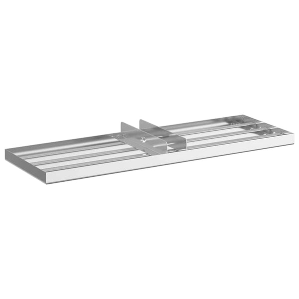 Gartenrechen Ersatzkopf Edelstahl Silber