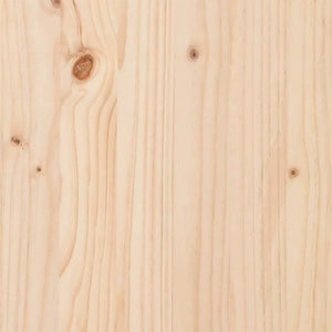 Bettrahmen Braun 200x200 cm Kiefer Massivholz