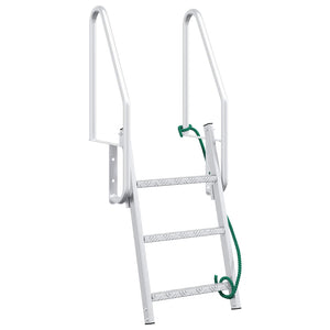 3-Stufen Bootsleiter Aluminium