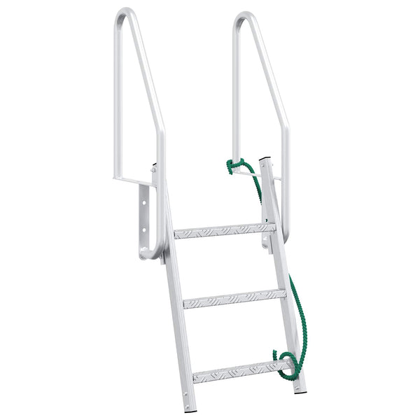 3-Stufen Bootsleiter Aluminium