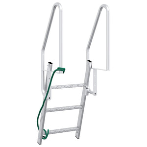 3-Stufen Bootsleiter Aluminium