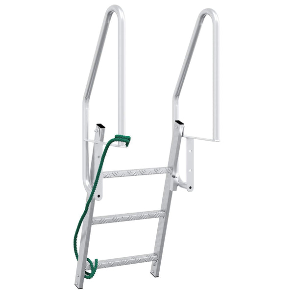 3-Stufen Bootsleiter Aluminium