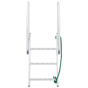3-Stufen Bootsleiter Aluminium