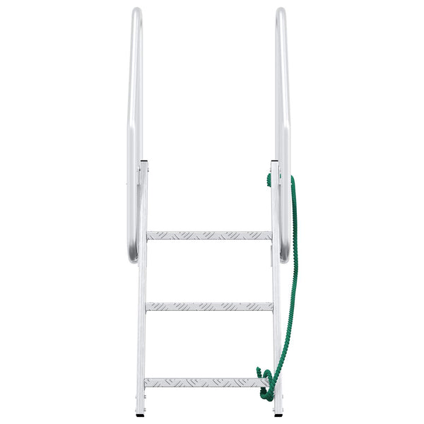 3-Stufen Bootsleiter Aluminium