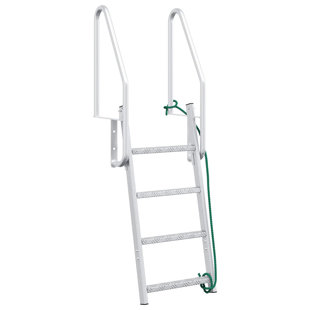 4-Stufen Bootsleiter Aluminium