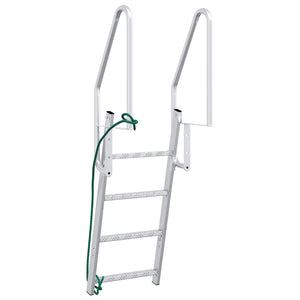 4-Stufen Bootsleiter Aluminium