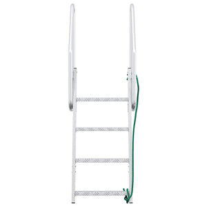 4-Stufen Bootsleiter Aluminium