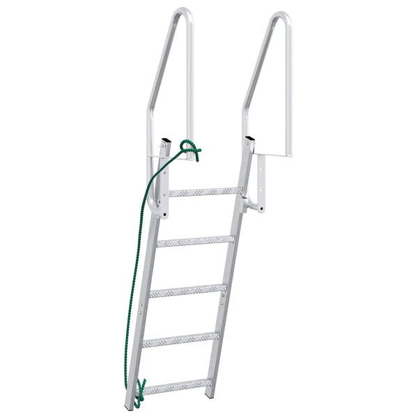 5-Stufen Bootsleiter Aluminium