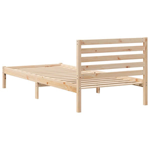 Bettrahmen Braun Kiefer 80x220 cm
