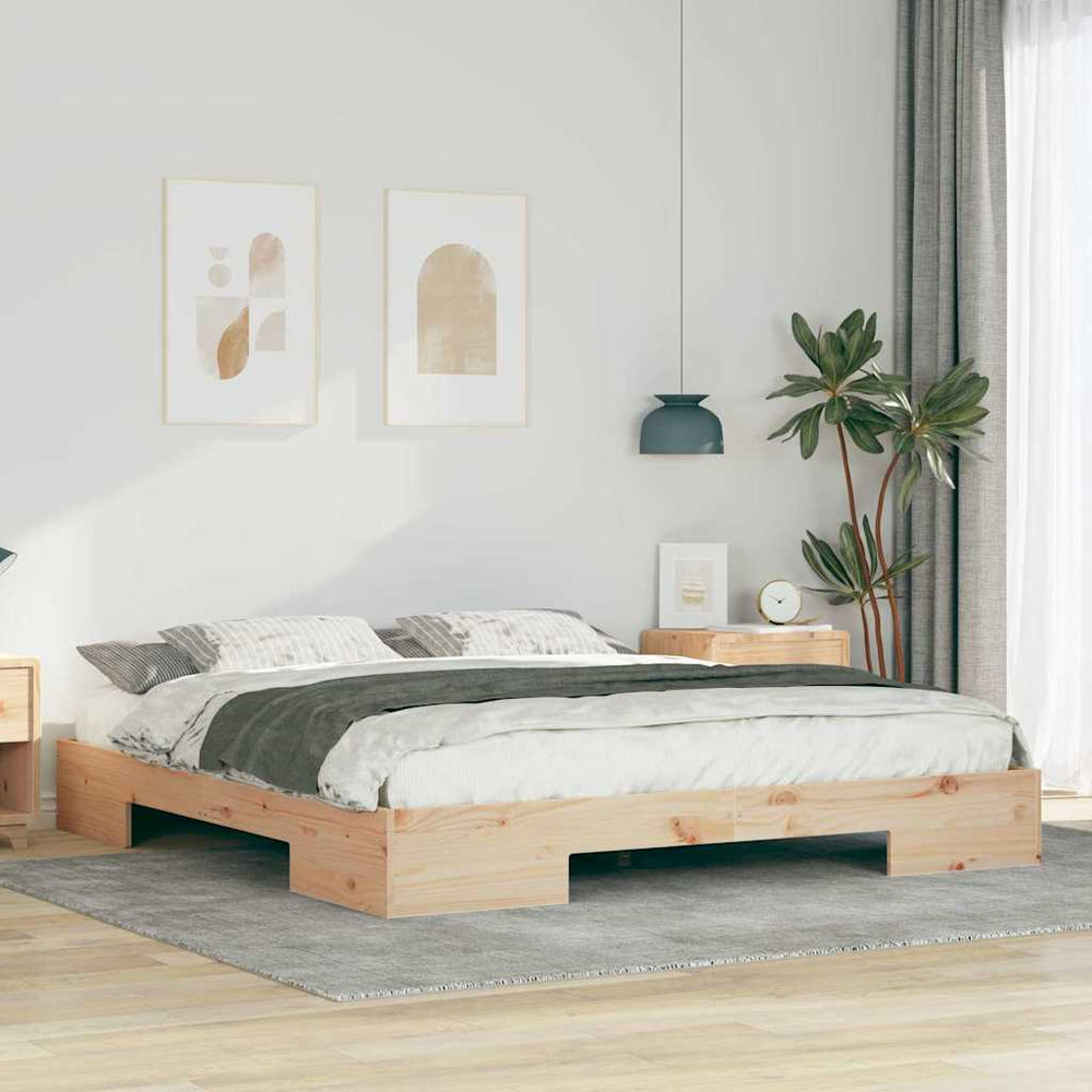 Bettgestell Braun 200x200 cm