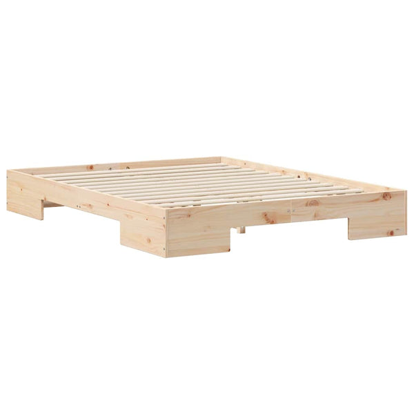 vidaXL Cadre de lit marron 150 x 200 cm