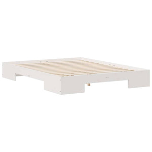 Bettgestell Weiß 150x200 cm