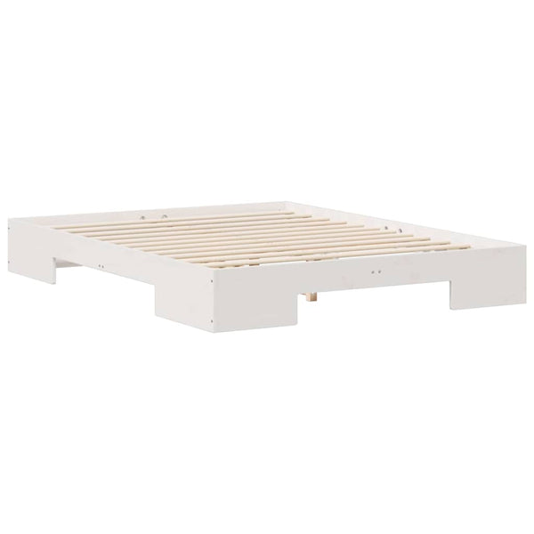 vidaXL Cadre de lit Blanc 140 x 200 cm