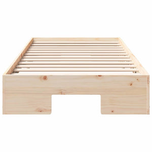 vidaXL Cadre de lit marron 100 x 200 cm