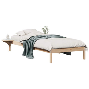 Bettgestell mit Nachttischen 90x210 cm