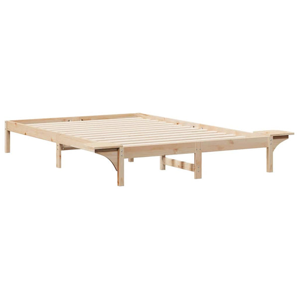 Bettgestell 140x210 cm mit Nachttischen