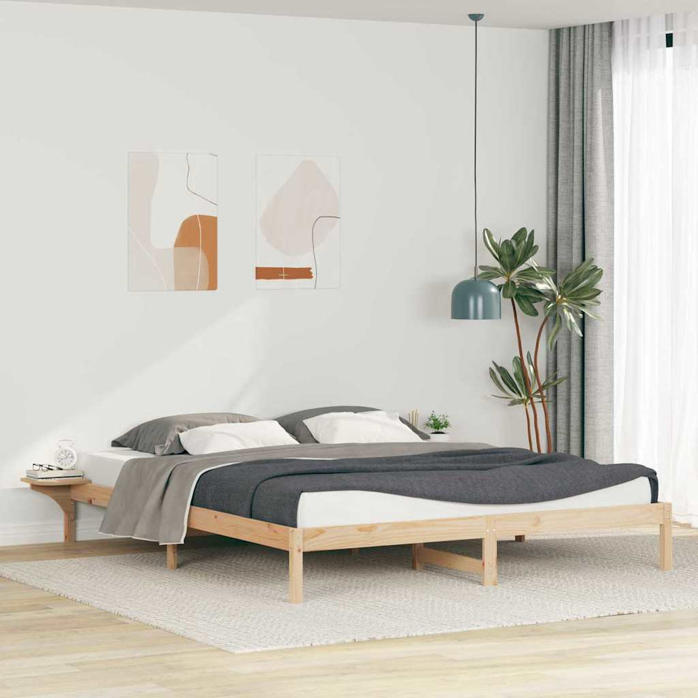 Bettgestell mit Nachttischen 200x210 cm