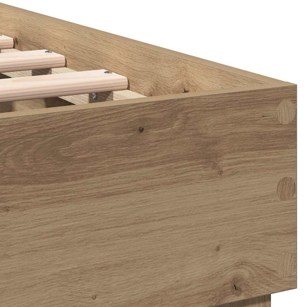 Bettrahmen Artisan Eiche 203x185 cm