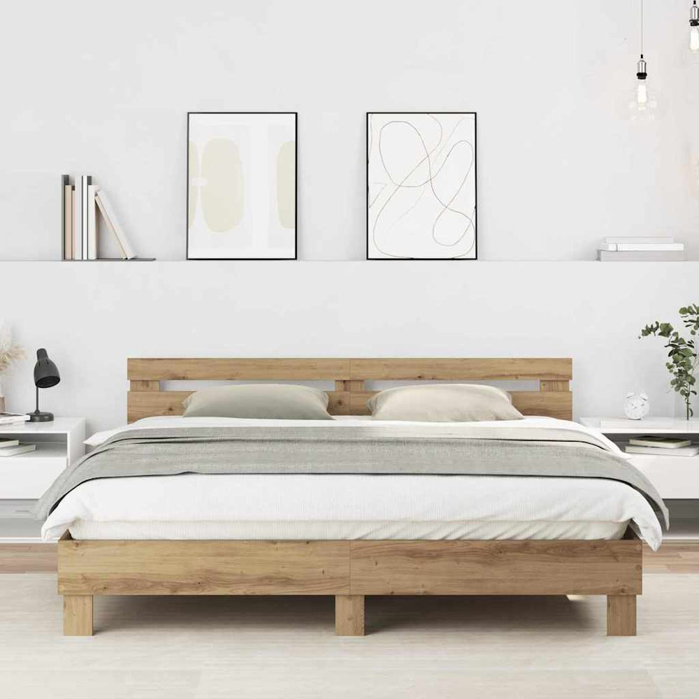 Bettrahmen Artisan Eiche 203x185 cm