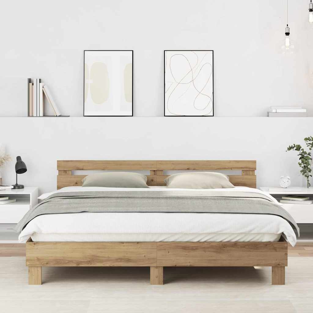 Bettrahmen Artisan Eiche 203x185 cm