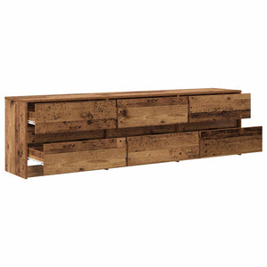 TV-Möbel Altholz 2er Set 180cm