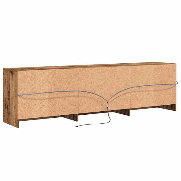 TV-Möbel Altholz 2er Set 180cm