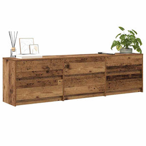 TV-Möbel Altholz 2er Set 180cm