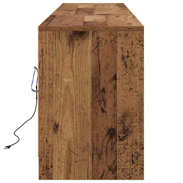 TV-Möbel Altholz 2er Set 180cm