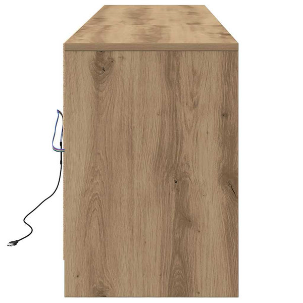 TV-Möbel Artisan-Eiche 180 cm, 2er-Set