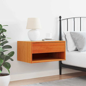 Nachttisch Kiefer Massivholz Wachsbraun 50cm