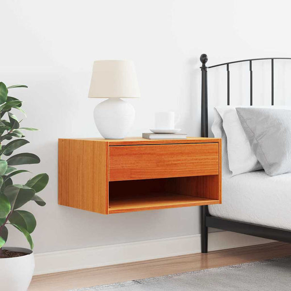 Nachttisch Kiefer Massivholz Wachsbraun 50cm