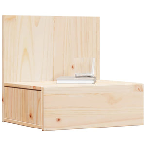 vidaXL Table de chevet 2 pcs Marron 42 x 32,5 x 40 cm Bois de pin massif