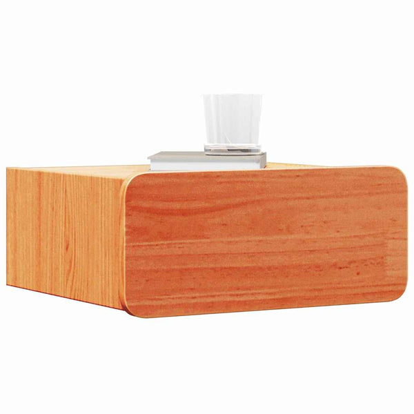 Nachttisch Kiefer Massivholz Wachsbraun