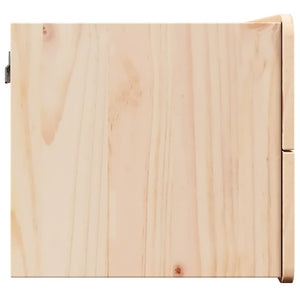 Braun Kiefer Nachttisch, 39 cm