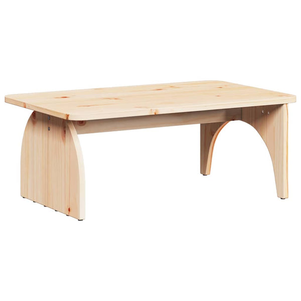 Couchtisch Kiefer Massivholz Natur 80x50 cm