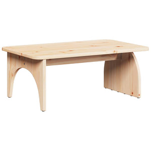 Couchtisch Kiefer Massivholz Natur 80x50 cm