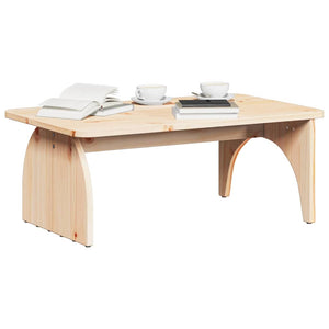 Couchtisch Kiefer Massivholz Natur 80x50 cm