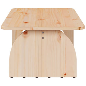 Couchtisch Kiefer Massivholz Natur 80x50 cm
