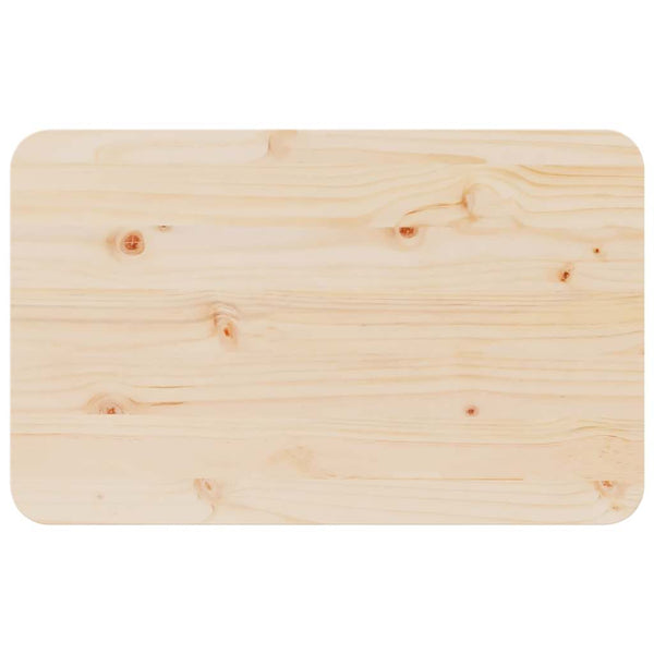 Couchtisch Kiefer Massivholz Natur 80x50 cm