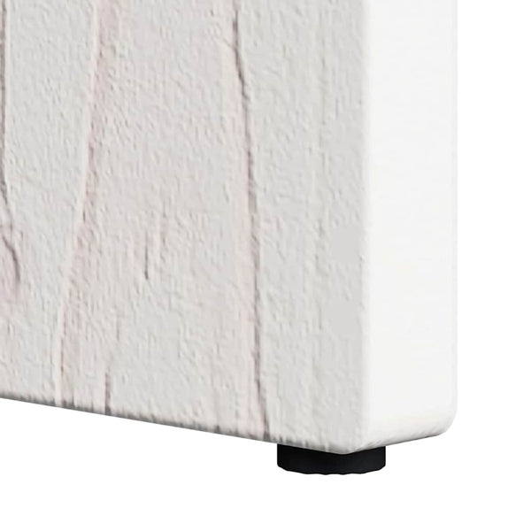 Weißer Couchtisch Kiefer Massivholz 80x50
